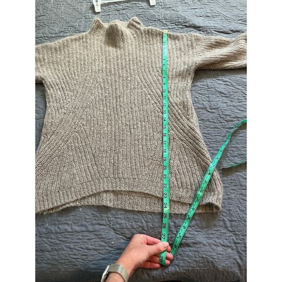 Sundance knit wool nylon mohair mock neck sweater women’s size medium - Picture 6 of 7